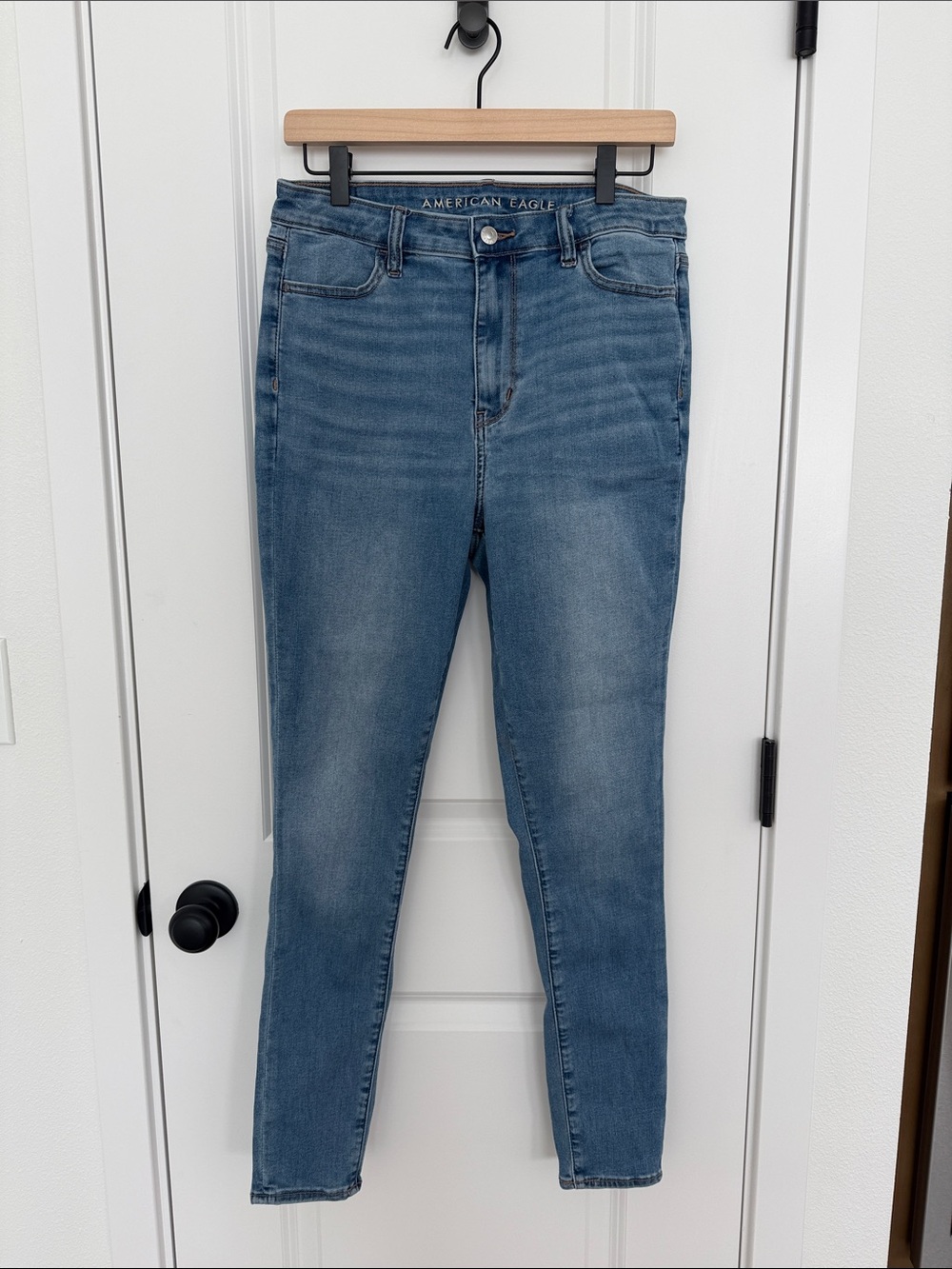 American Eagle Outfitters - Light Blue Next Level Stretch Skinny Jeans